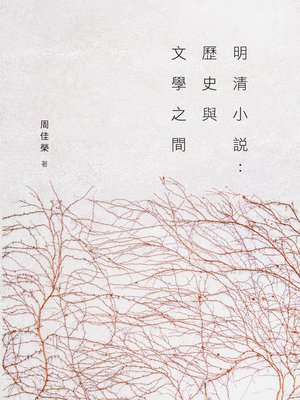 cover image of 明清小說歷史與文學之間